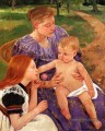 La famille des mères des enfants Mary Cassatt